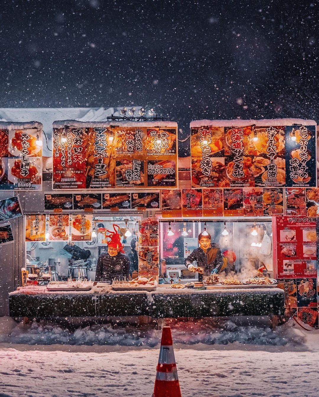 Снегопад в Саппоро, Япония - Фотография, Япония, Снег, Зима, Длиннопост