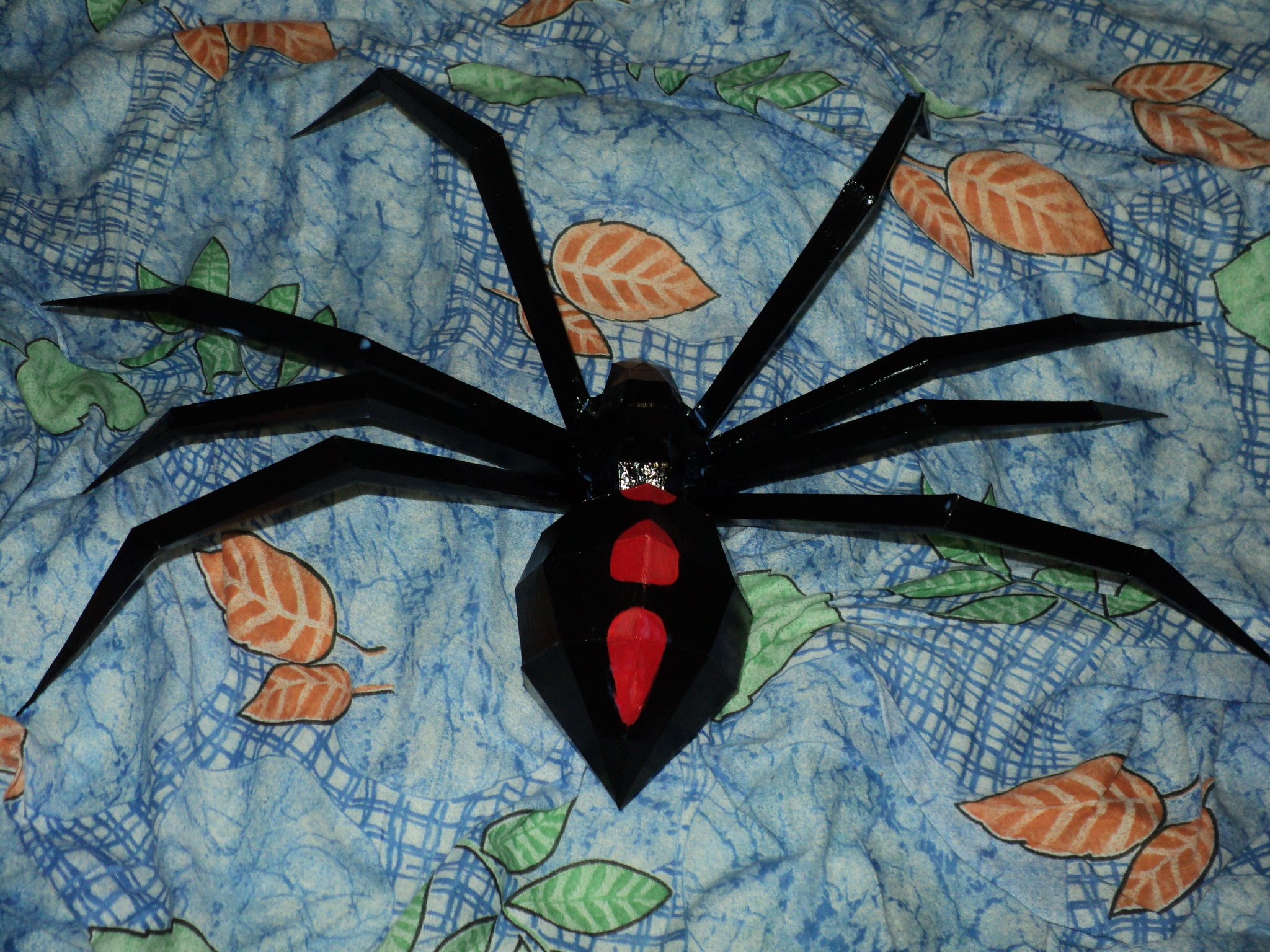 My papercraft - My, My world, Spider, Big cats, Longpost, Low poly, Paper products, Needlework without process