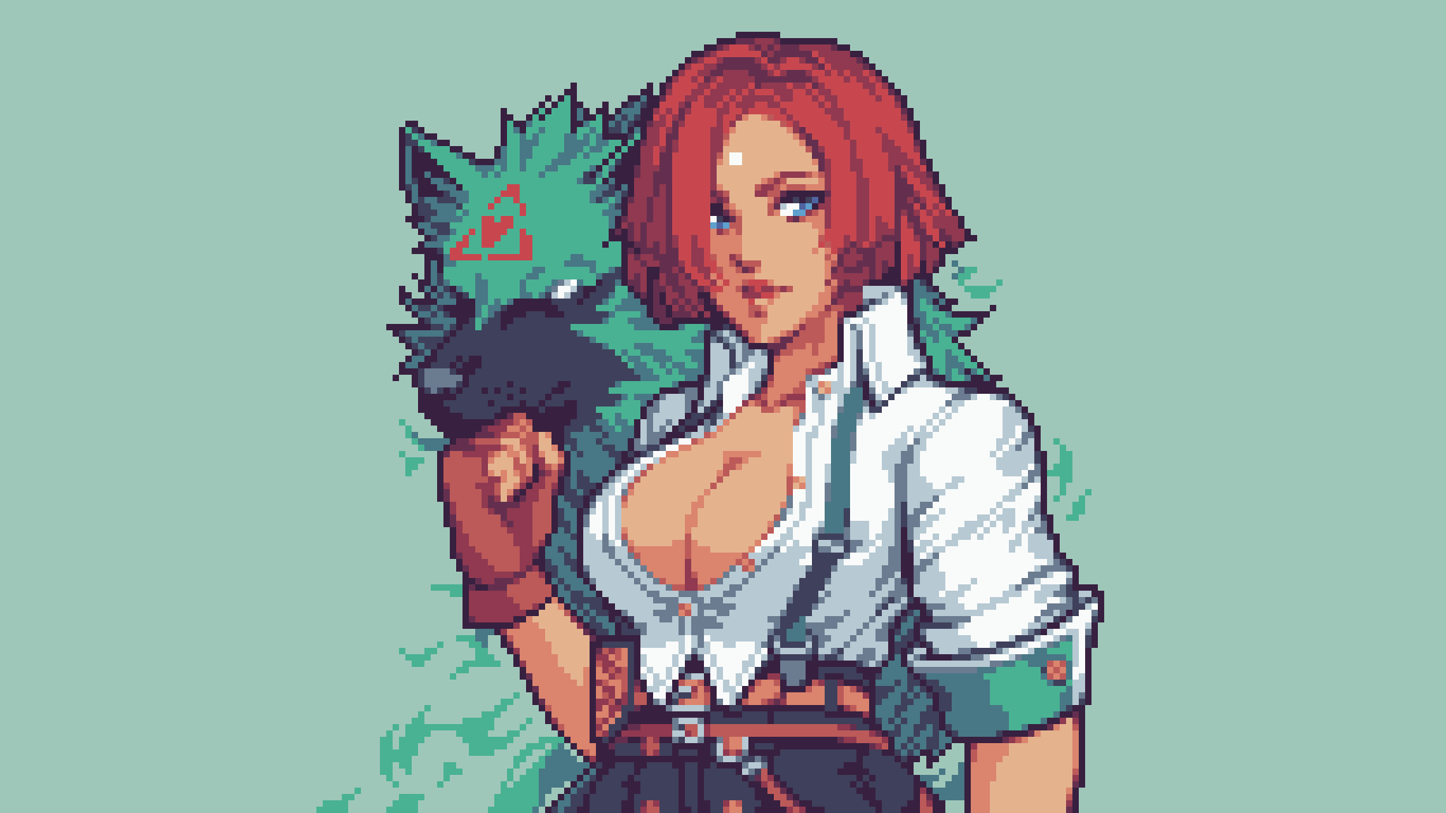 Giovanna by Busk Husker - Giovanna (GG), Guilty Gear, Девушки, Игры, Game Art, Pixel Art, Busk Husker