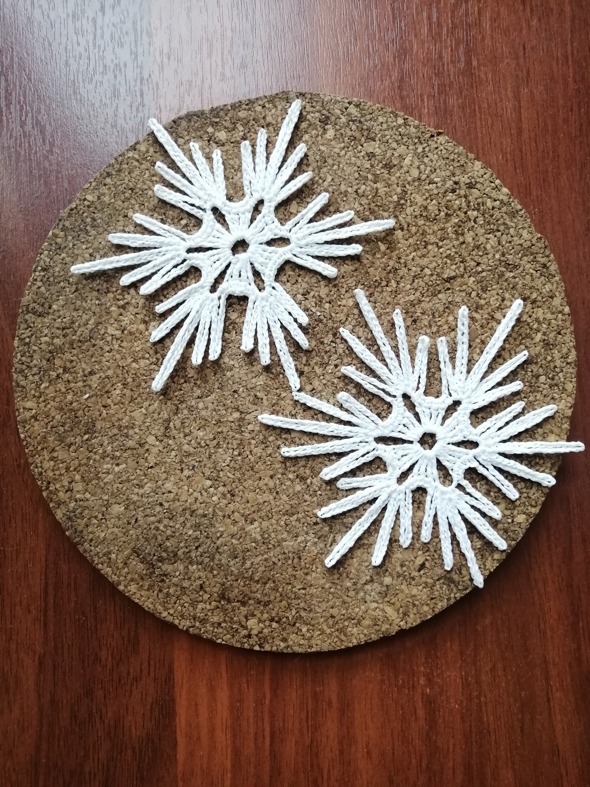 Preparing for the new year - My, Crochet, Needlework without process, New Year, Snowflake, Longpost