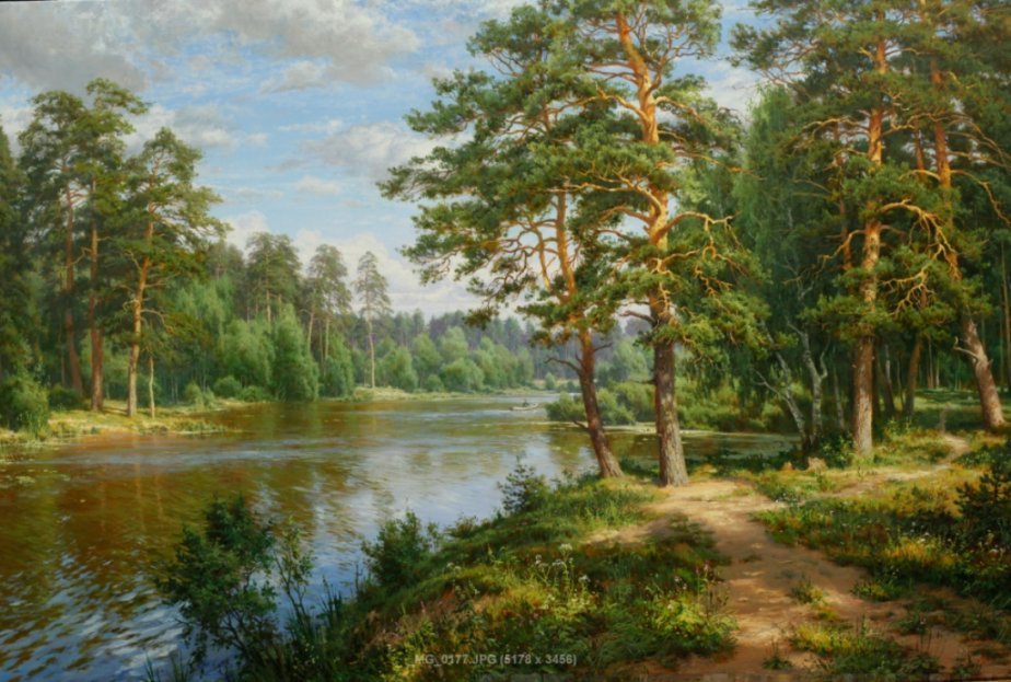 Summer landscapes, Sergey Basov. - Art, Landscape, Russia, Nature, Longpost