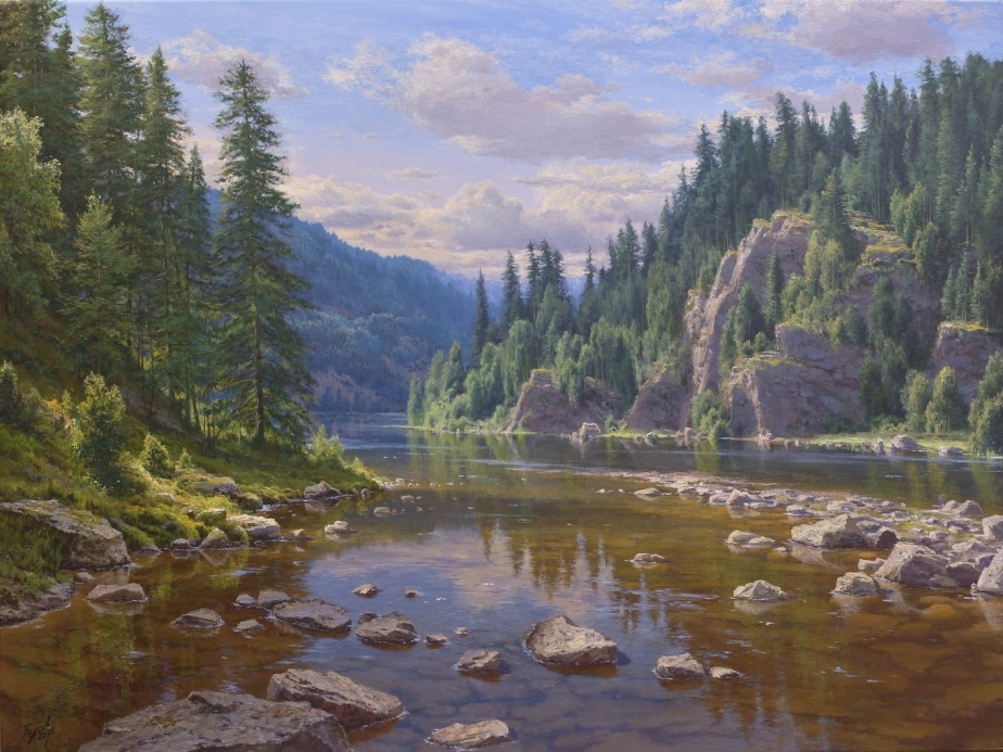 Summer landscapes, Sergey Basov. - Art, Landscape, Russia, Nature, Longpost