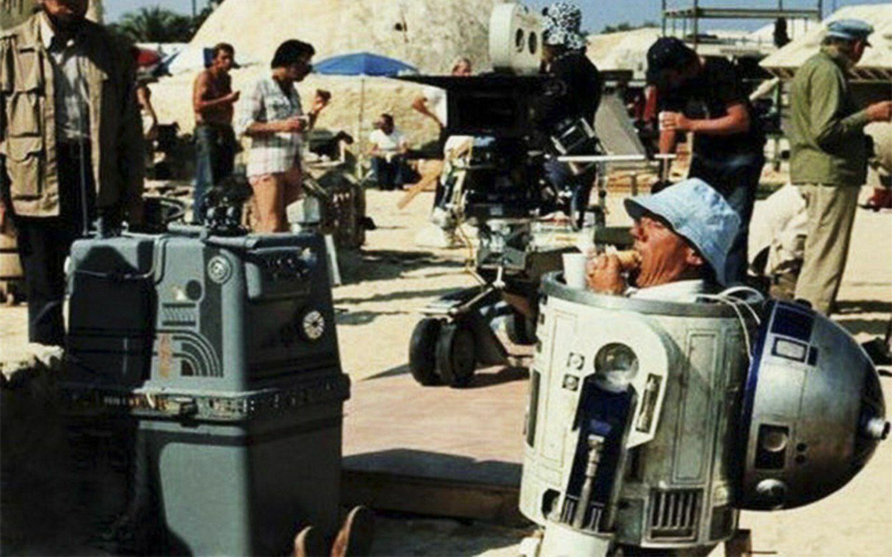 А эти ваши Теслы так могут? - Съемки, R2-D2, Фотография, Киногерои