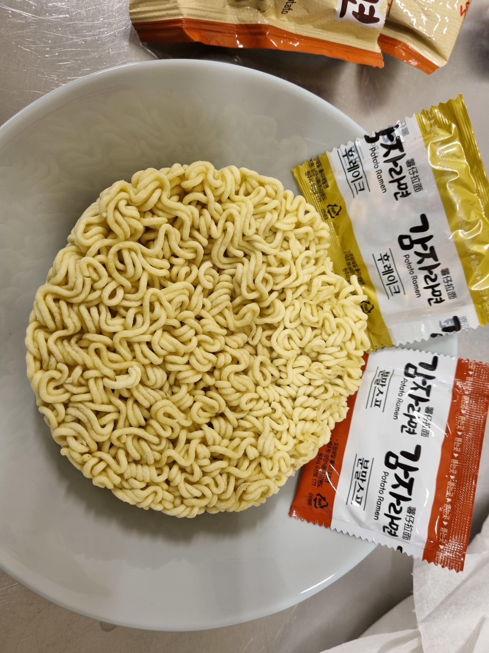 Test drive Samyang Potato Ramen - My, Doshirak, Doshirakology, Hot peppers, Carolina Reaper, Ramen, Longpost