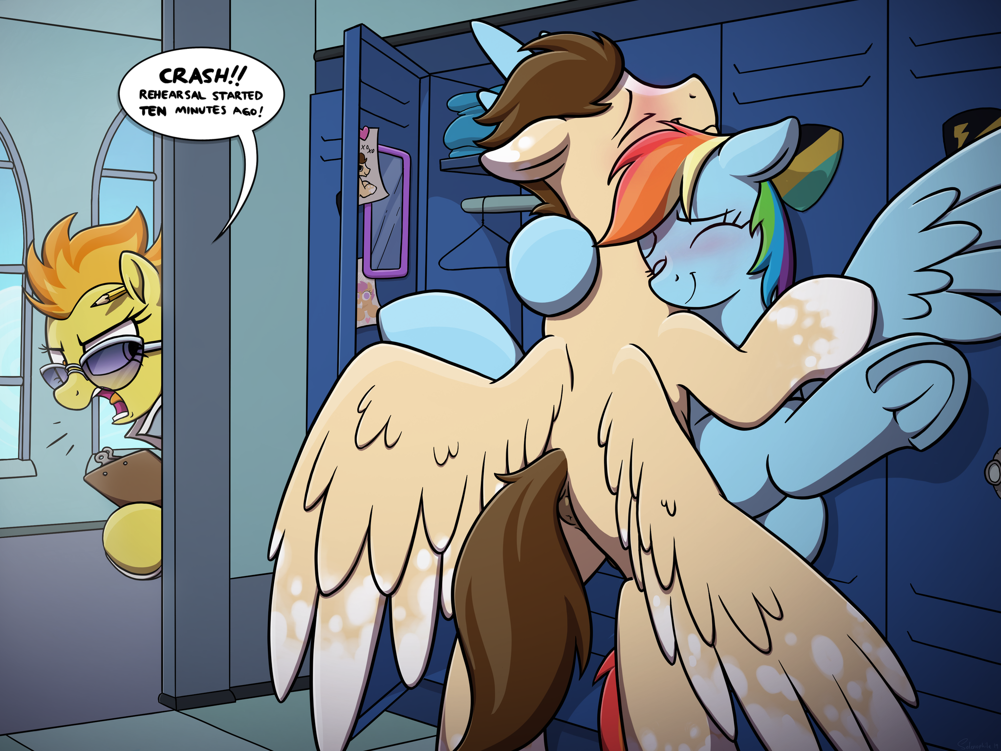 Break - NSFW, My little pony, Art, Fan art, PonyArt, Rainbow dash, MLP Explicit