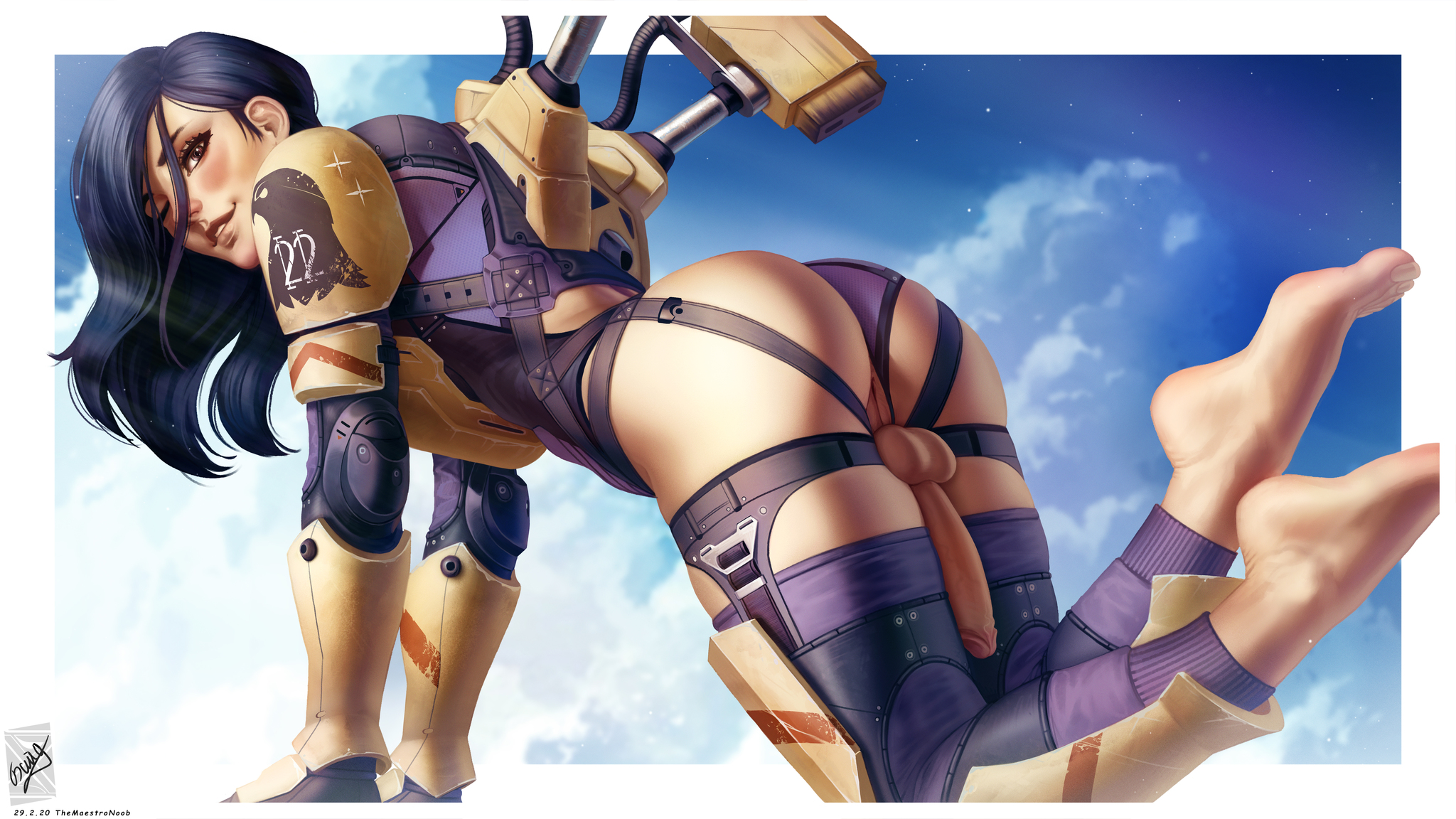 Warhammer 40k - NSFW, Its a trap!, Futanari, Futa art, Full-Package Futa, Big dick futa, Warhammer 40k, Themaestronoob, Longpost