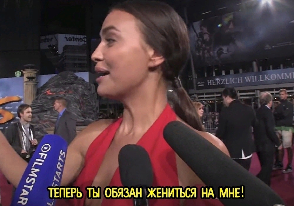 The main thing is not to scare the man - Dwayne Johnson, Irina Shayk, Actors and actresses, Celebrities, Storyboard, Interview, Husband, Russia, From the network, Models, Longpost