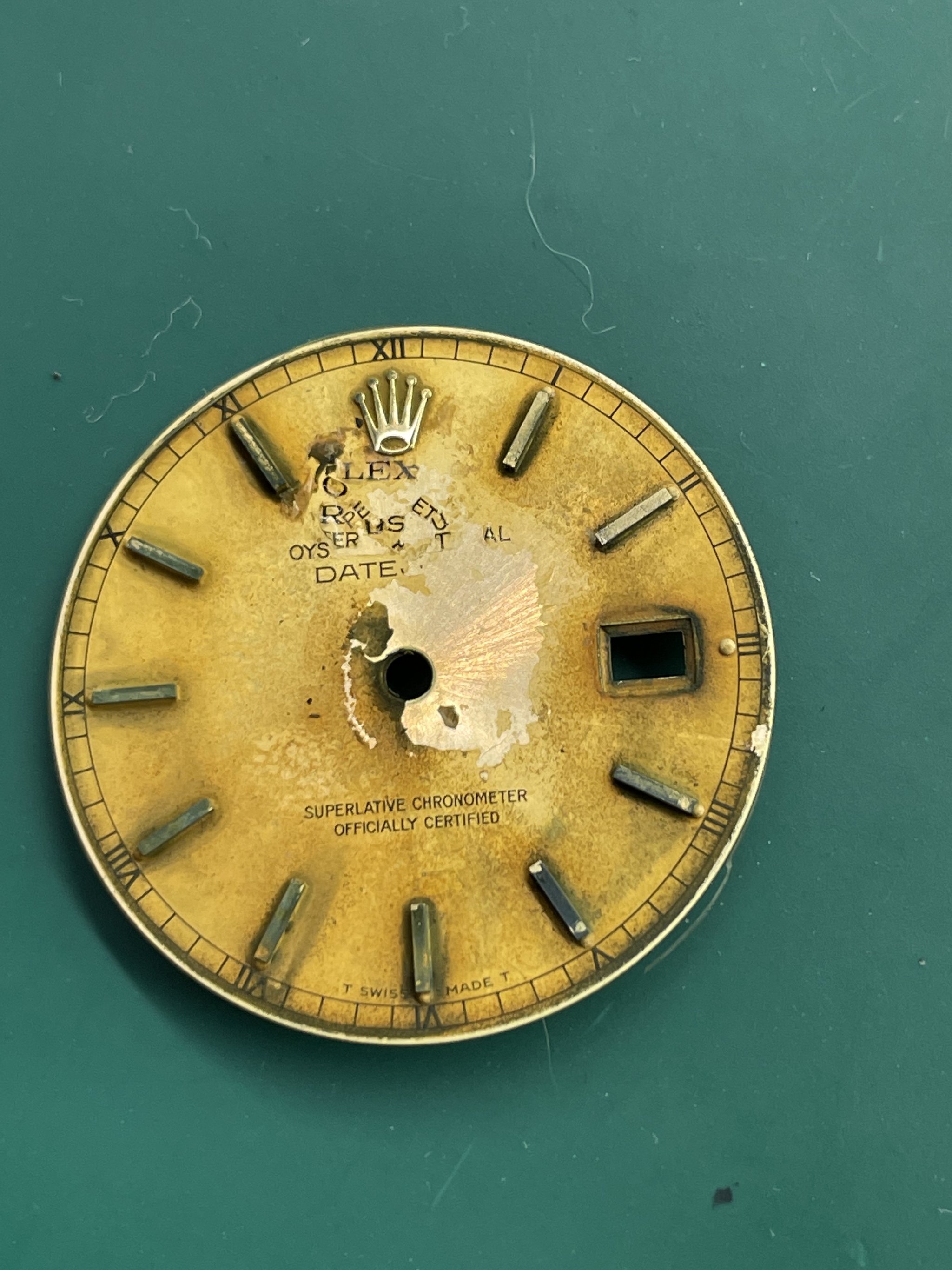 Rolex recessed - My, Rolex, Watch repair, Drowned, Interesting, Longpost