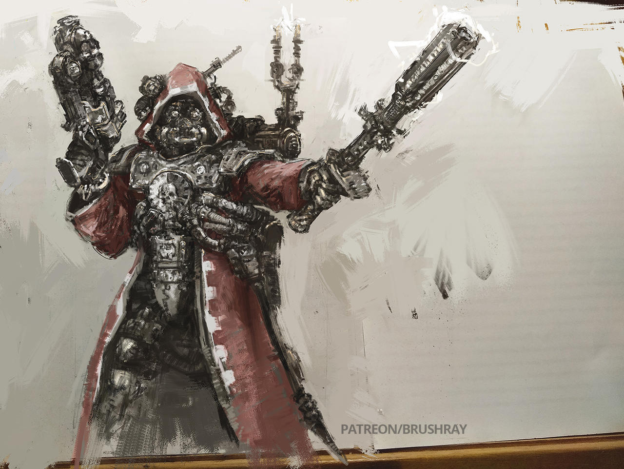 Adeptus Mechanicus by brushray - Warhammer 40k, Adeptus Mechanicus, Magos, , Wh Art, Longpost