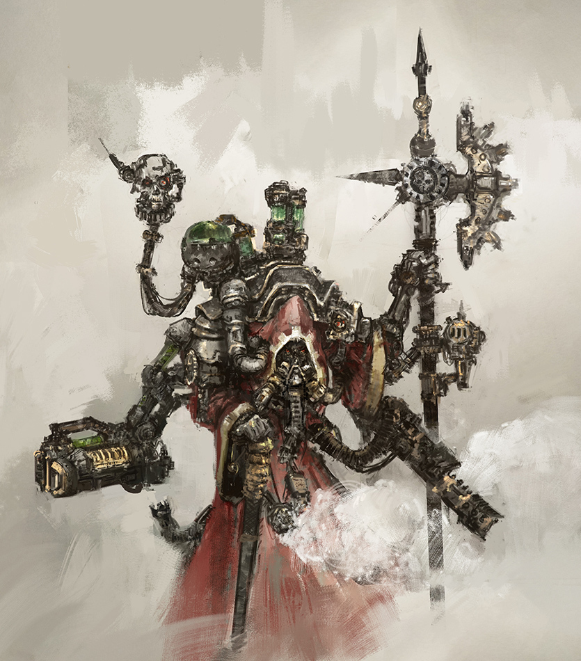 Adeptus Mechanicus by brushray - Warhammer 40k, Adeptus Mechanicus, Magos, , Wh Art, Longpost