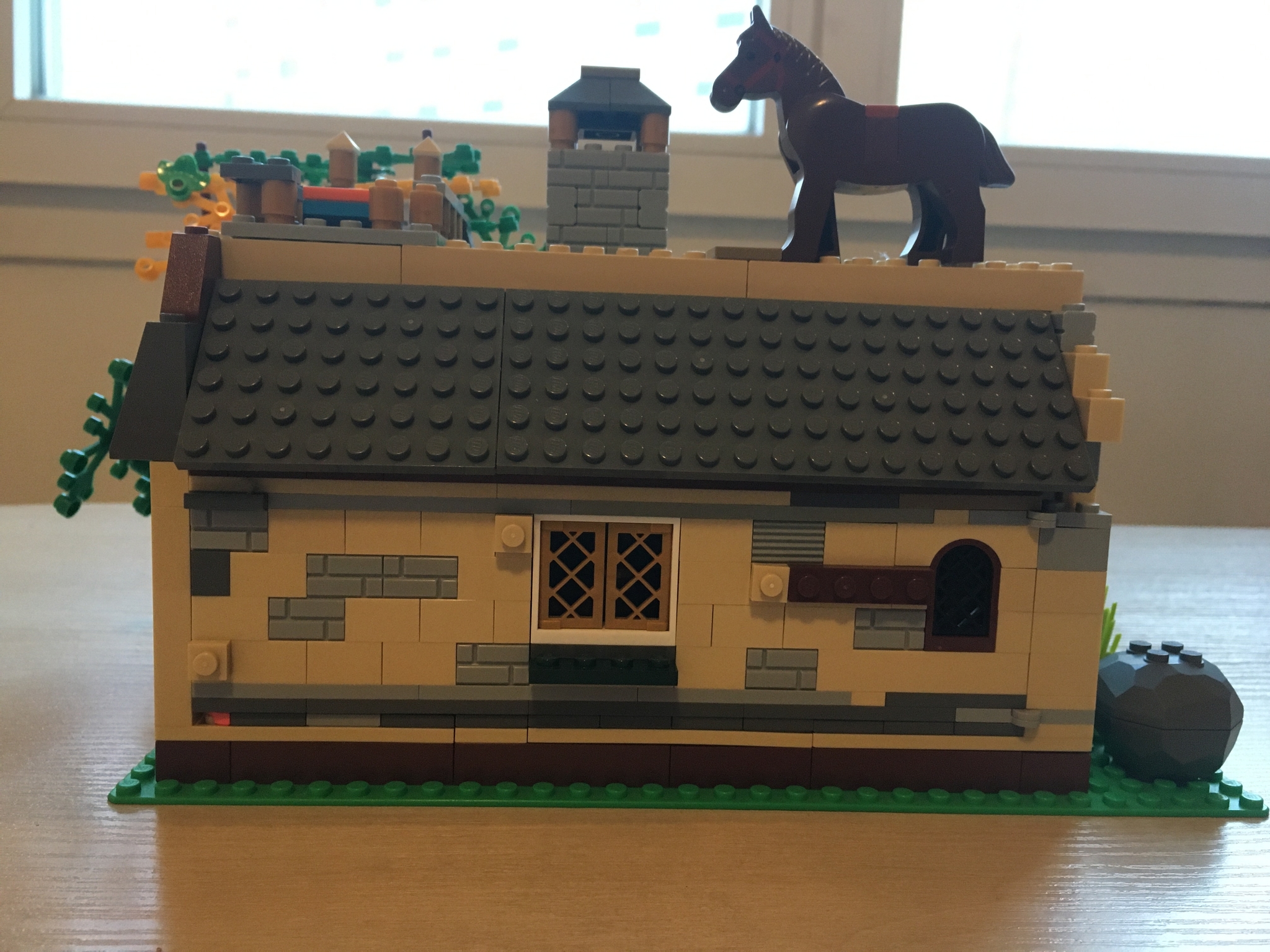 Cozy villa. - My, Homemade, Lego, Horses, Villa, Longpost