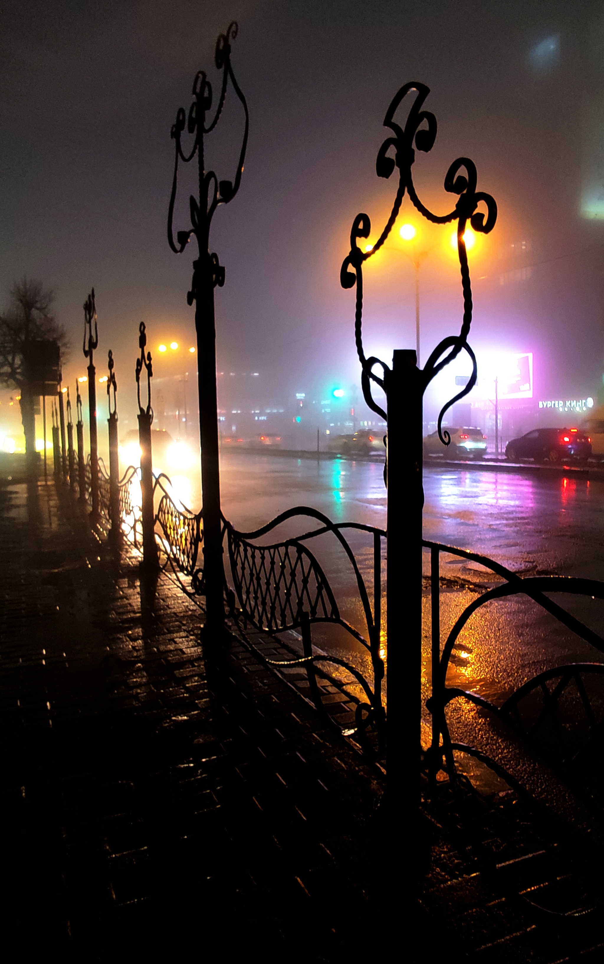 foggy city - My, The photo, Fog, Town, Longpost