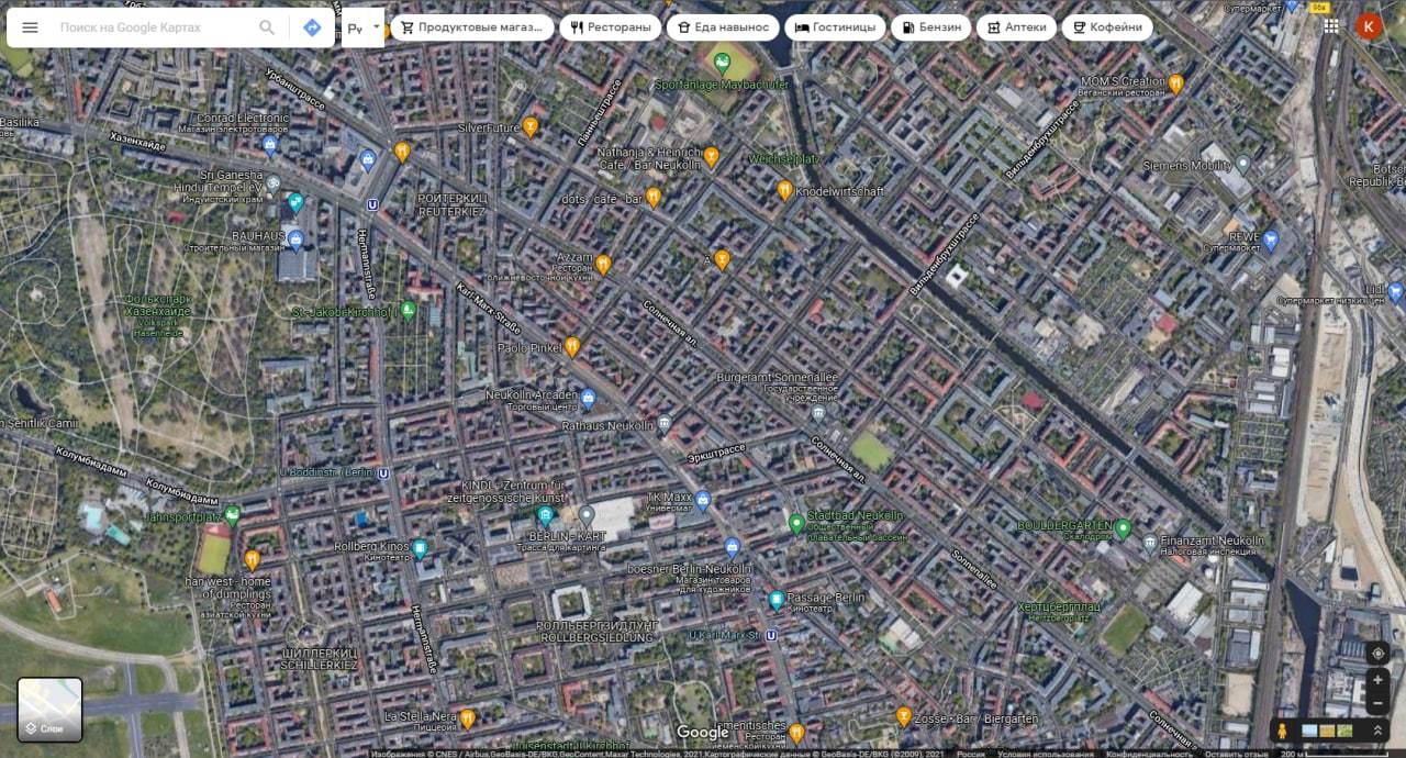 Berlin - Berlin, Google maps, Longpost