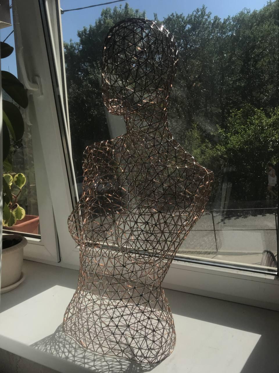 A story about how a programmer created a sculpture - My, With your own hands, Handmade, Art, Make it beautiful, Homemade, I'm an engineer with my mother, Sculpture, Metal products, Soldering, Creation, Needlework, Crafts, Craft, 3D, 3D modeling, Needlework with process, Video, Longpost