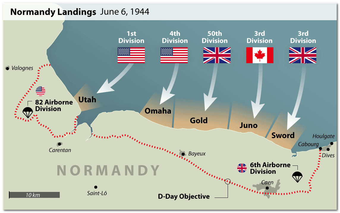 6 июня 1944 года был открыт второй фронт. Рассказываем о «Дне 