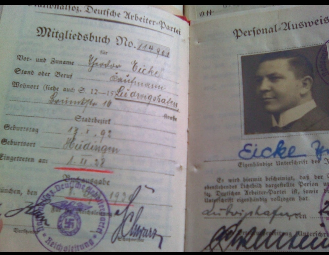 Theodor Eicke: SSmann, executioner, alcoholic, Darwin Award nominee. Part 1 - My, Nazism, Third Reich, Longpost, Mat, Story