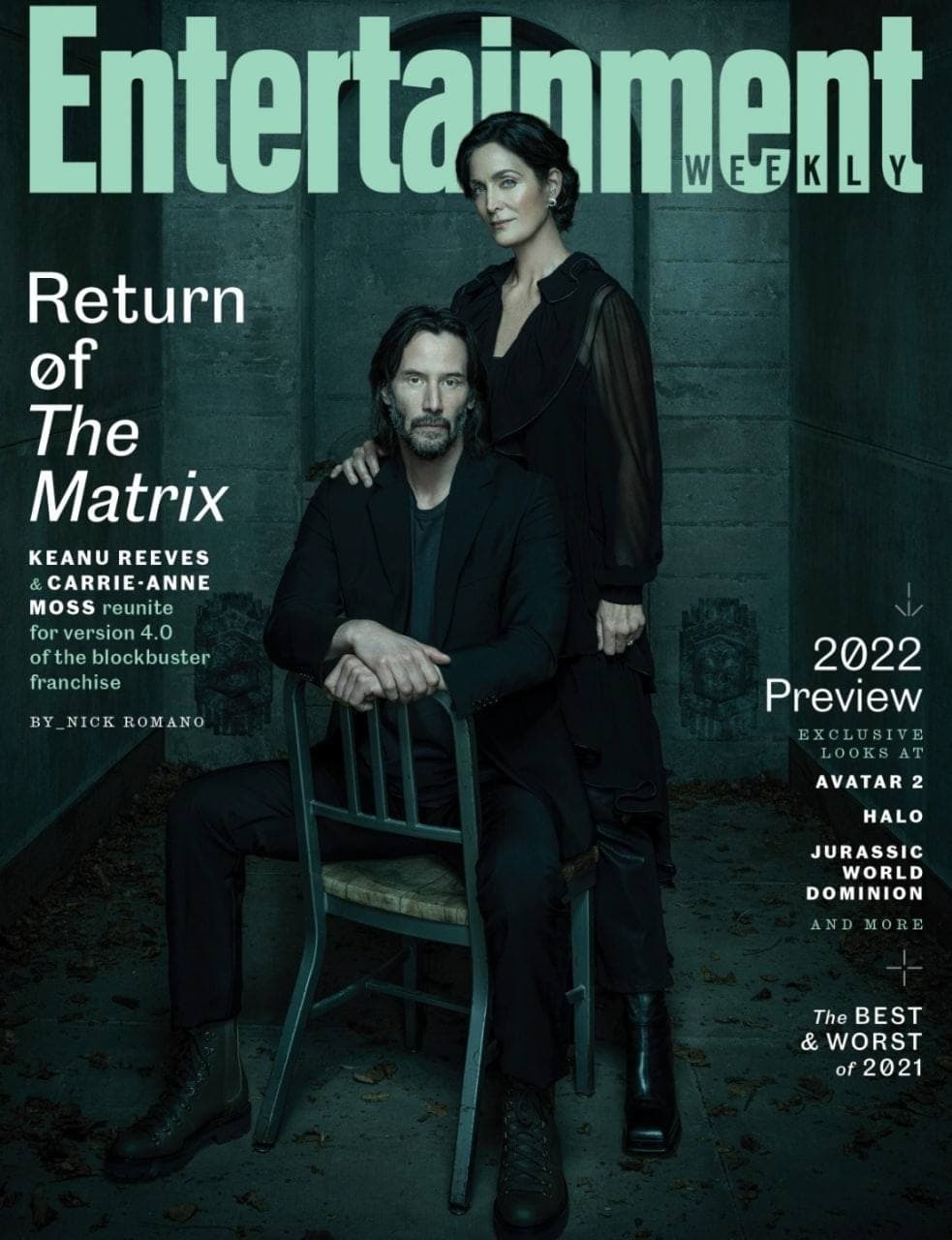 The premiere of The Matrix 4: Resurrection is coming soon! - Matrix, The Matrix: Resurrection, Keanu Reeves, Kerry-Ann Moss, The photo, Celebrities, Magazine, Longpost, Actors and actresses