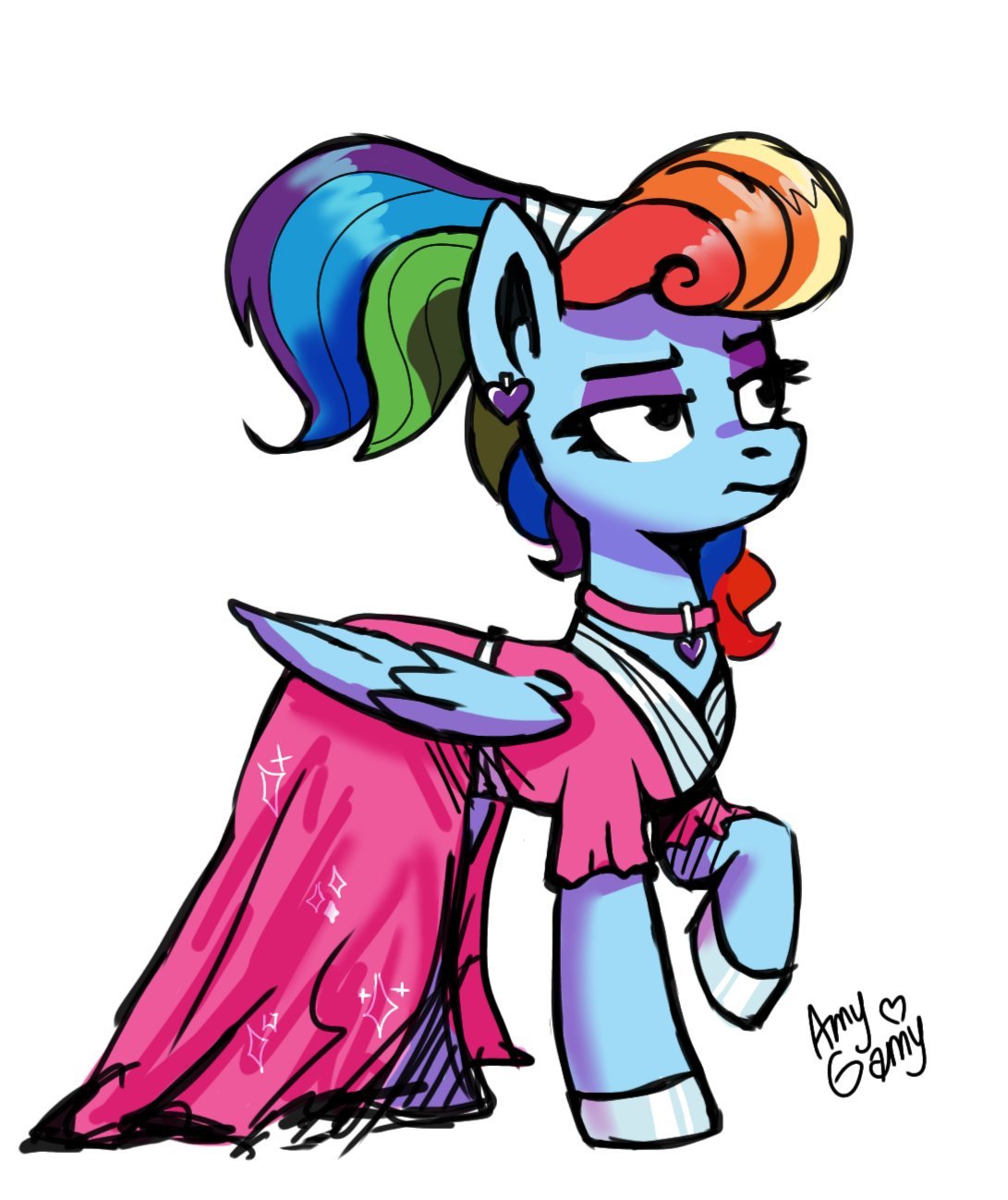 fashion ponies - My little pony, Rarity, Rainbow dash, Twilight sparkle, Longpost, Amy-Gamy