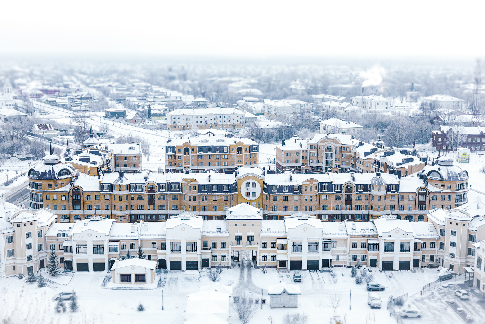 Смеркалось. Тобольск. Нижний посад | Пикабу