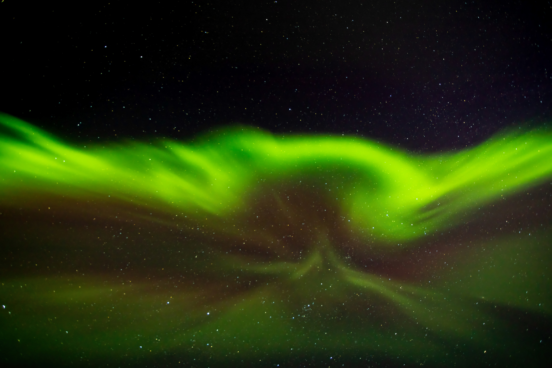 Northern lights near Murmansk - My, Polar Lights, Murmansk, The photo, Canon, Longpost