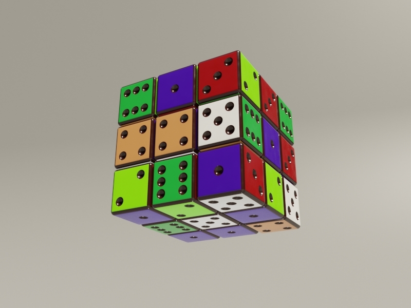 Cube or cubes? - My, Blender, 3D animation, Video