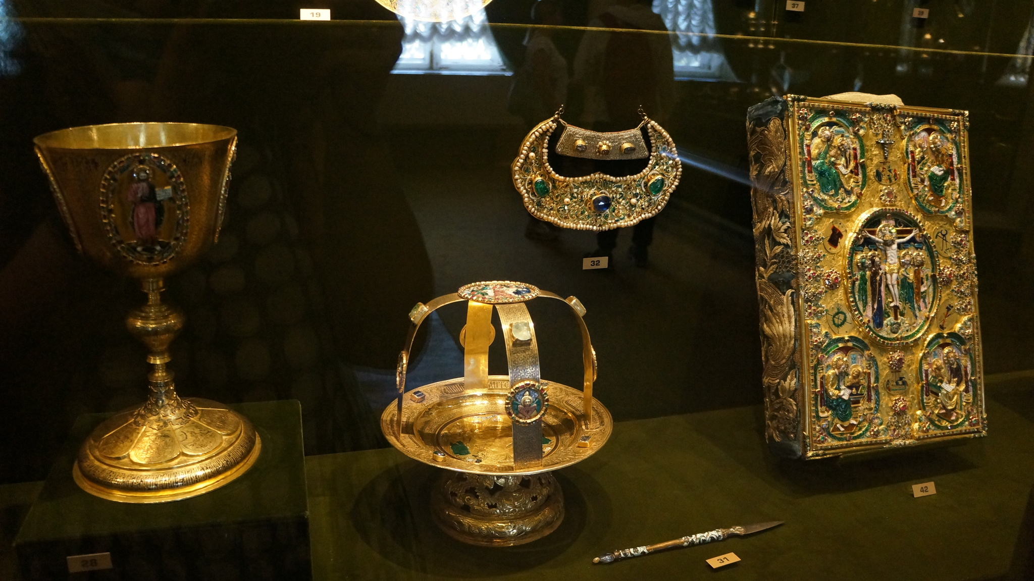 What kind of dishes did the Russian tsars eat or a trip to the Armory Chamber of the Kremlin? - My, Jewelry, Cutlery, Armory, Kremlin, История России, Museums in Moscow, Tableware, Jewelry, Tsar, Etiquette, List, Longpost