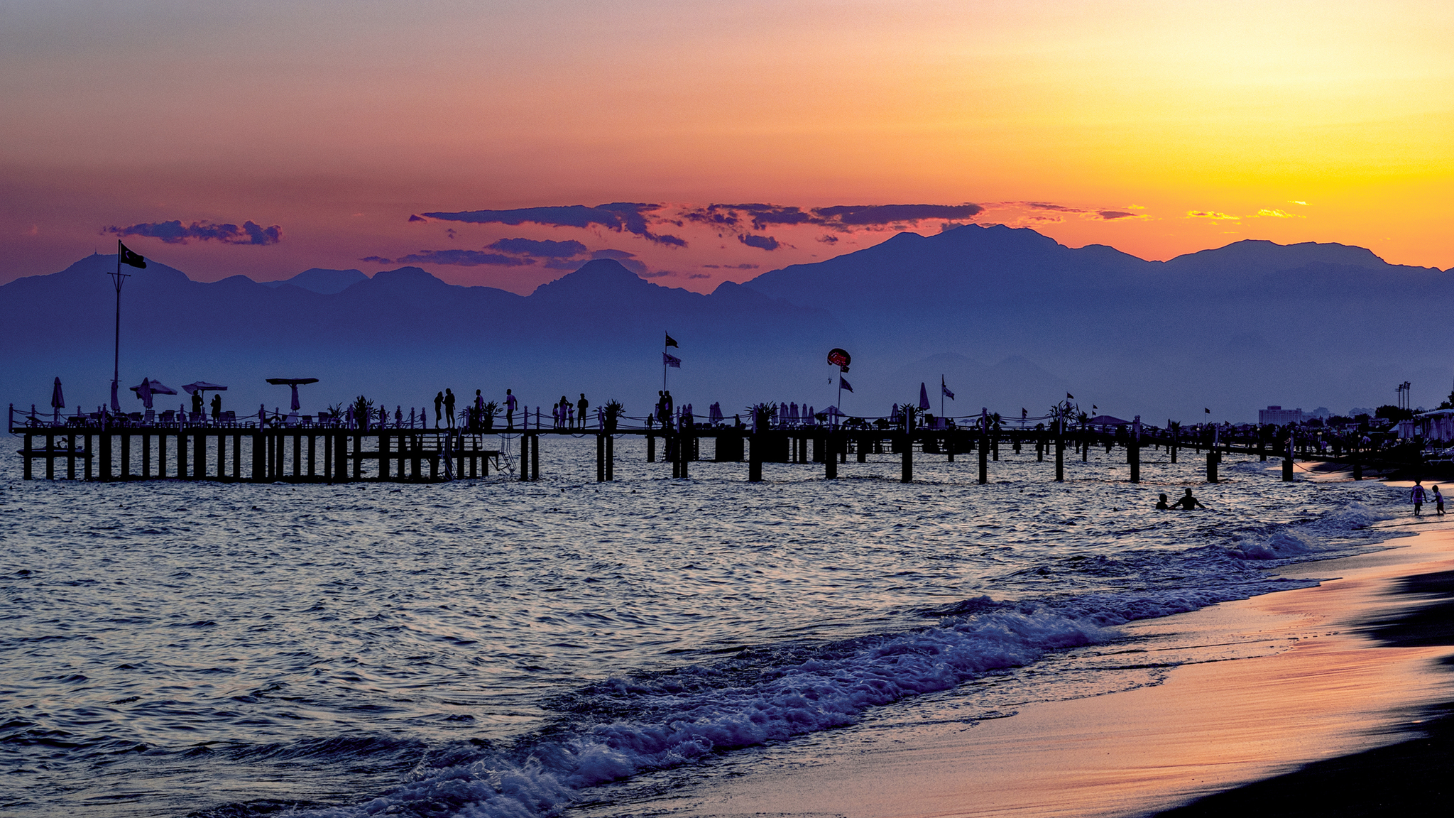 Mountains in Antalya - My, Turkey, The photo, Sea, The mountains