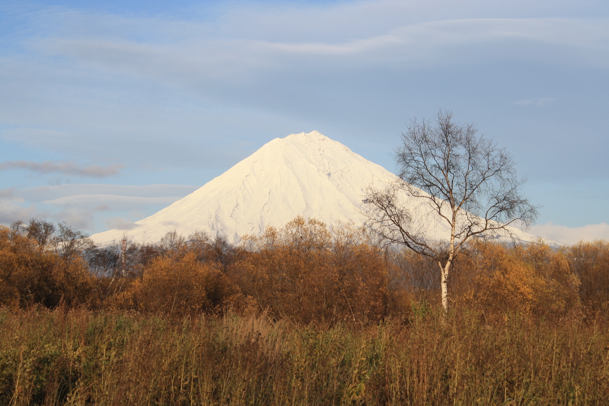 Kamchatka, nature - My, Nature, Kamchatka, Yelizovo, Volcano, Snow, Longpost