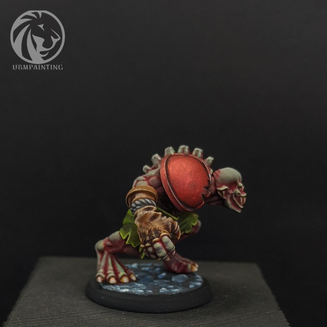 Ghoul footballers 32mm resin - My, Warhammer, Fantasy, Football, Modeling, Stand modeling, Board games, Longpost