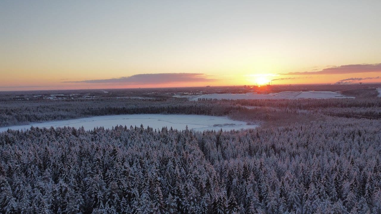 Winter Finland to you in the feed - My, Finland, The photo, Nature, Winter, Video, Drone, Longpost