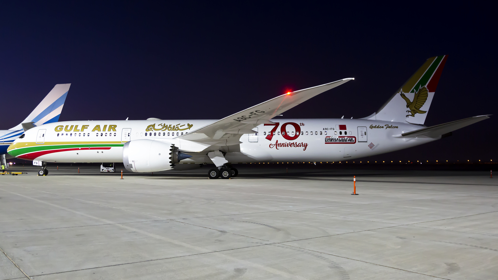 Airshow after sunset - My, Boeing 787 Dreamliner, Boeing 737, Airbus A340, Airbus A350, Airshow, Dubai, Longpost