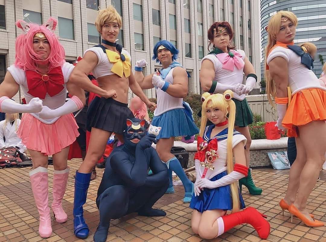 Sailors - Cosplay, Sailor Moon, Strange humor, Cosplayers