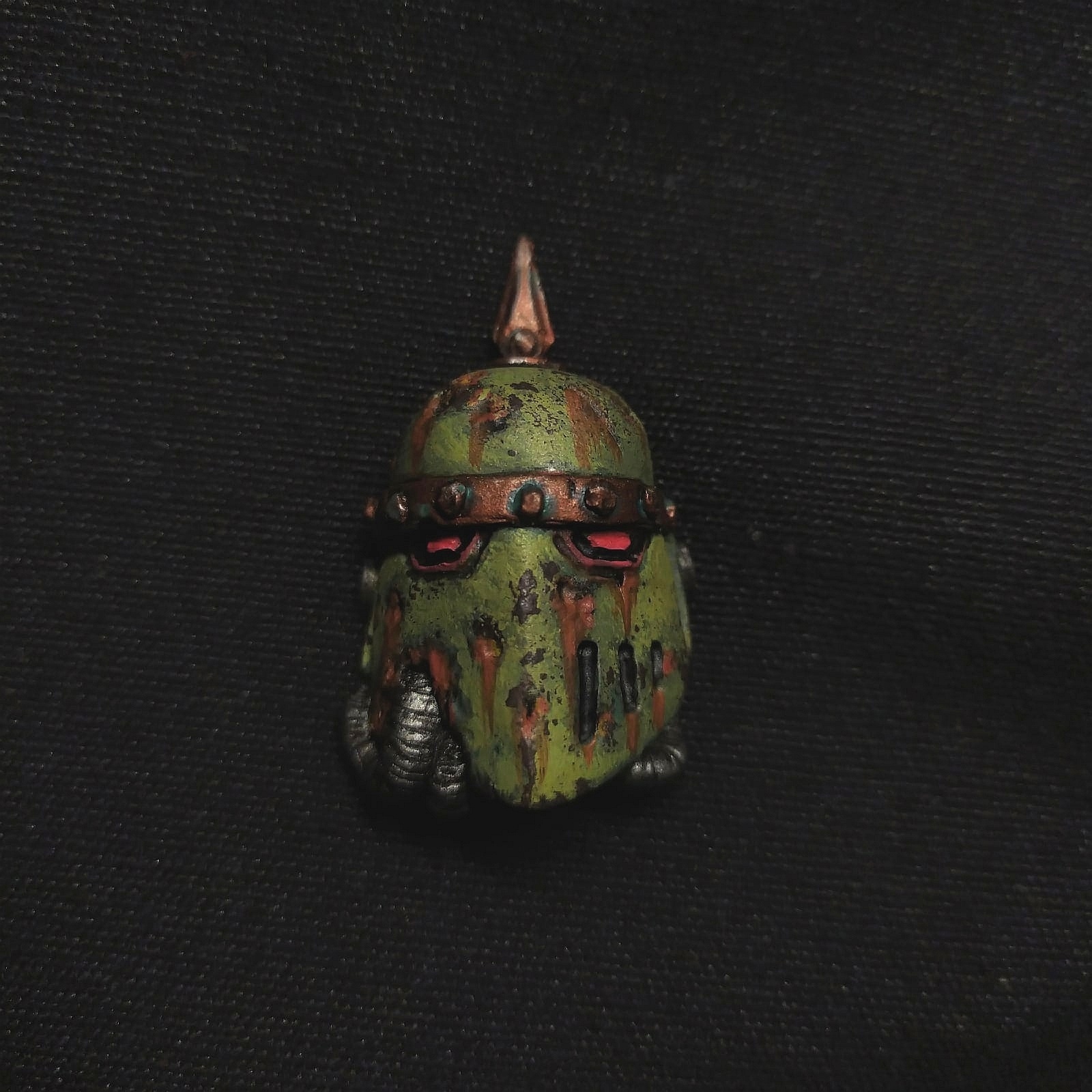 Helmet magnets Warhammer 40k - My, Needlework without process, Warhammer, Warhammer 40k, Legion, Polymer clay, Helmet, Longpost