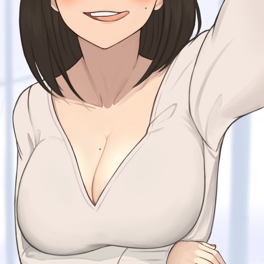 You can do it! - Anime, Anime art, Ganbare Douki-chan, Pixiv, Cutout, Boobs