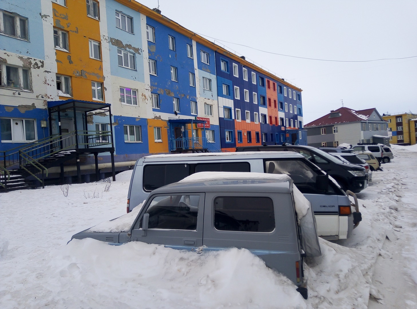 Blizzard in Chukotka. Interesting facts, videos and photos of snow-covered Anadyr - My, Anadyr, Chukotka, Blizzard, Travels, Travelers, Tourism, Туристы, North, Video, Longpost