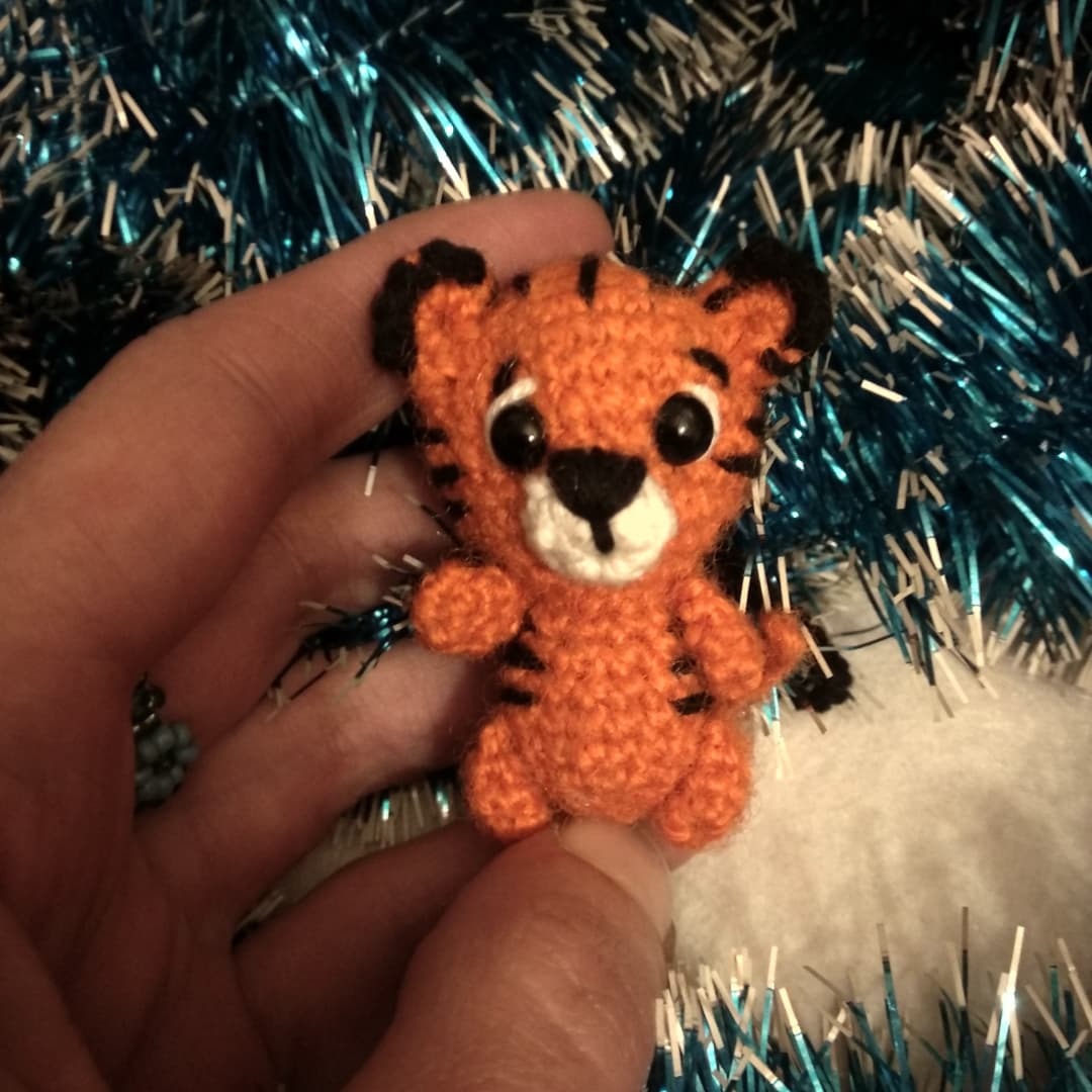 Tigger - My, New Year, Tiger, Amigurumi, Knitted toys, Longpost