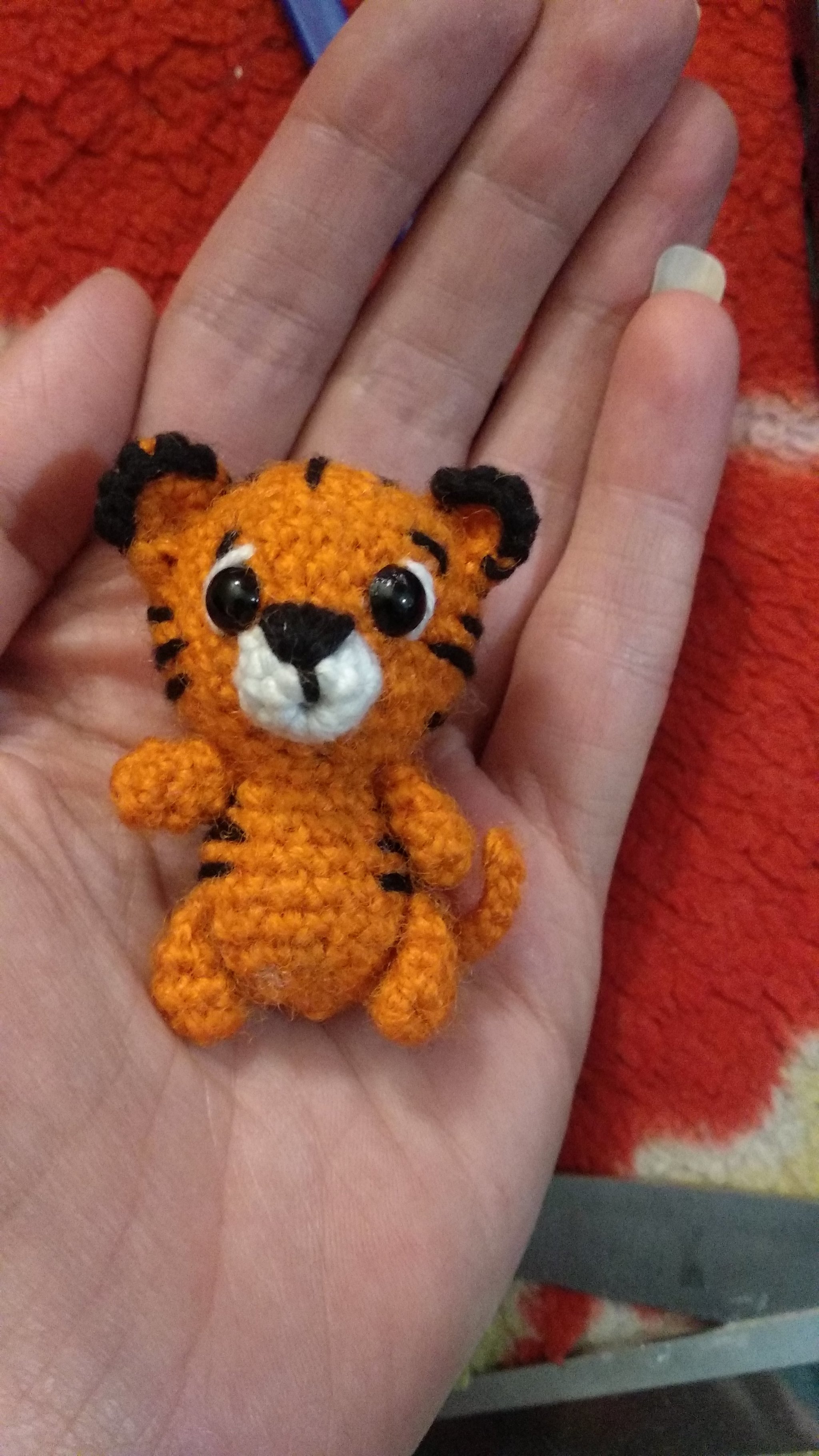 Tigger - My, New Year, Tiger, Amigurumi, Knitted toys, Longpost