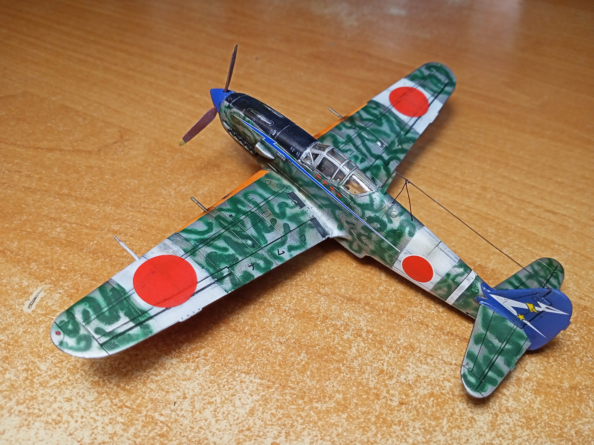 Kawasaki Ki-61-I-Hei Hien (1/72 Dragon). Build Notes - My, Modeling, Stand modeling, Aircraft modeling, Prefabricated model, Assembly, Airbrushing, Miniature, Airplane, Aviation, The Second World War, Japan, With your own hands, Needlework with process, Needlework, Hobby, Fighter, Longpost