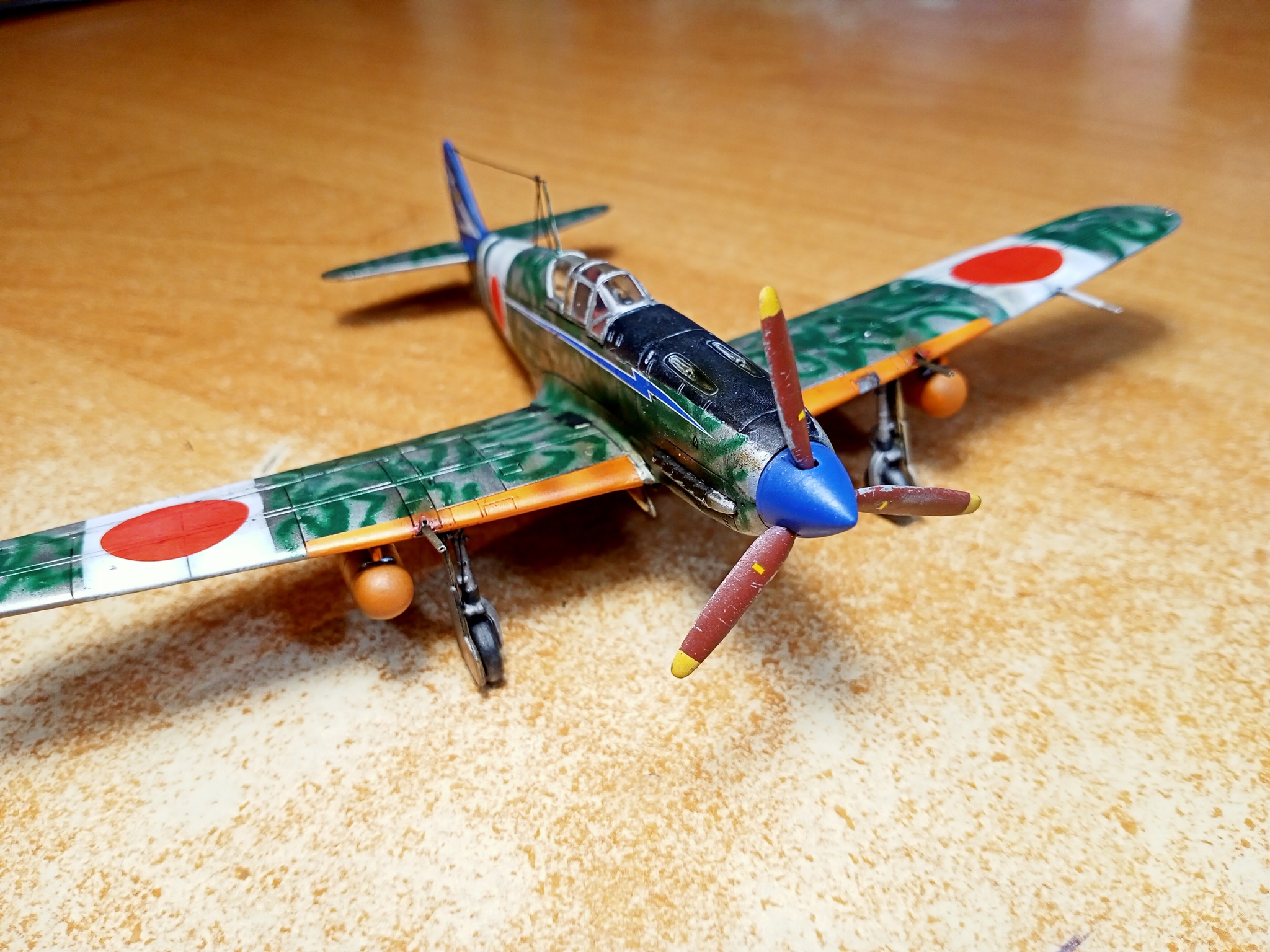 Kawasaki Ki-61-I-Hei Hien (1/72 Dragon). Build Notes - My, Modeling, Stand modeling, Aircraft modeling, Prefabricated model, Assembly, Airbrushing, Miniature, Airplane, Aviation, The Second World War, Japan, With your own hands, Needlework with process, Needlework, Hobby, Fighter, Longpost