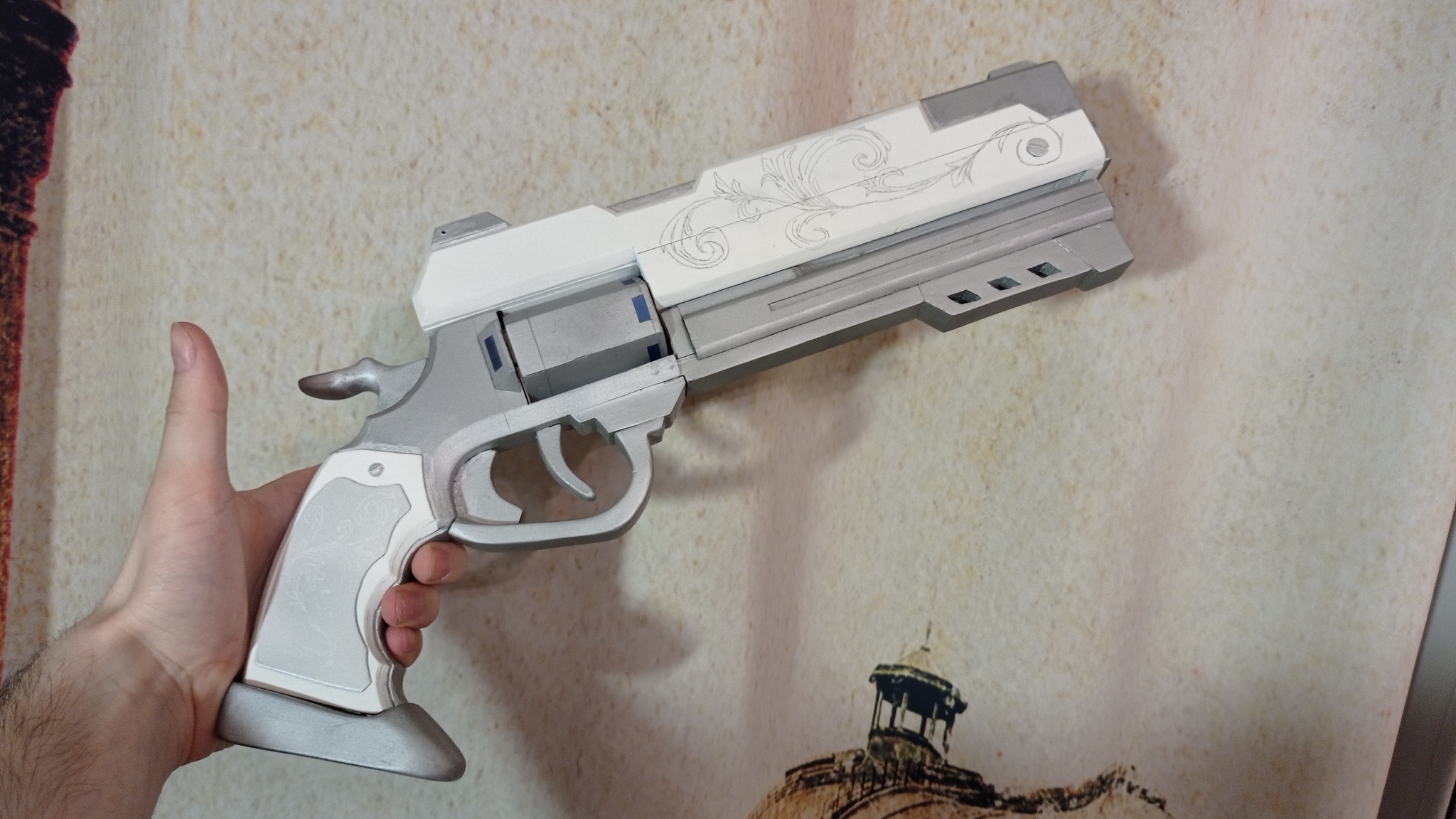 Made one of James Ironwood's Due process revolvers RWBY - My, RWBY, Revolver, Craft, Needlework without process, Longpost