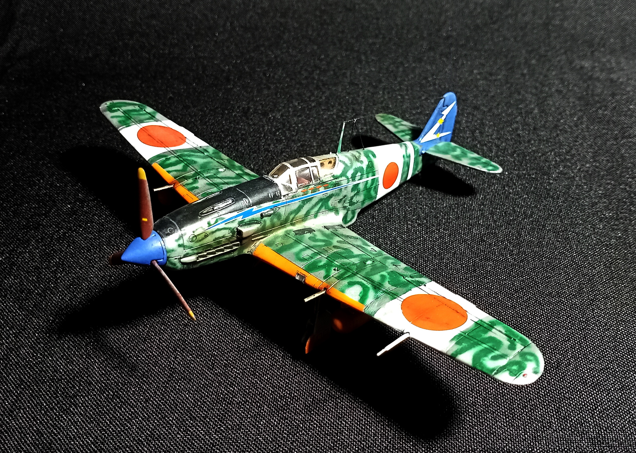 Ласточка в закатном небе. Kawasaki Ki-61-I-Hei Hien - Моё, Моделизм, Стендовый моделизм, Авиамоделизм, Сборная модель, Сборка, Аэрография, Миниатюра, Самолет, Авиация, Вторая мировая война, Япония, Своими руками, Рукоделие с процессом, Рукоделие, Хобби, Истребитель, Видео, Длиннопост, Перл-Харбор, Камикадзе