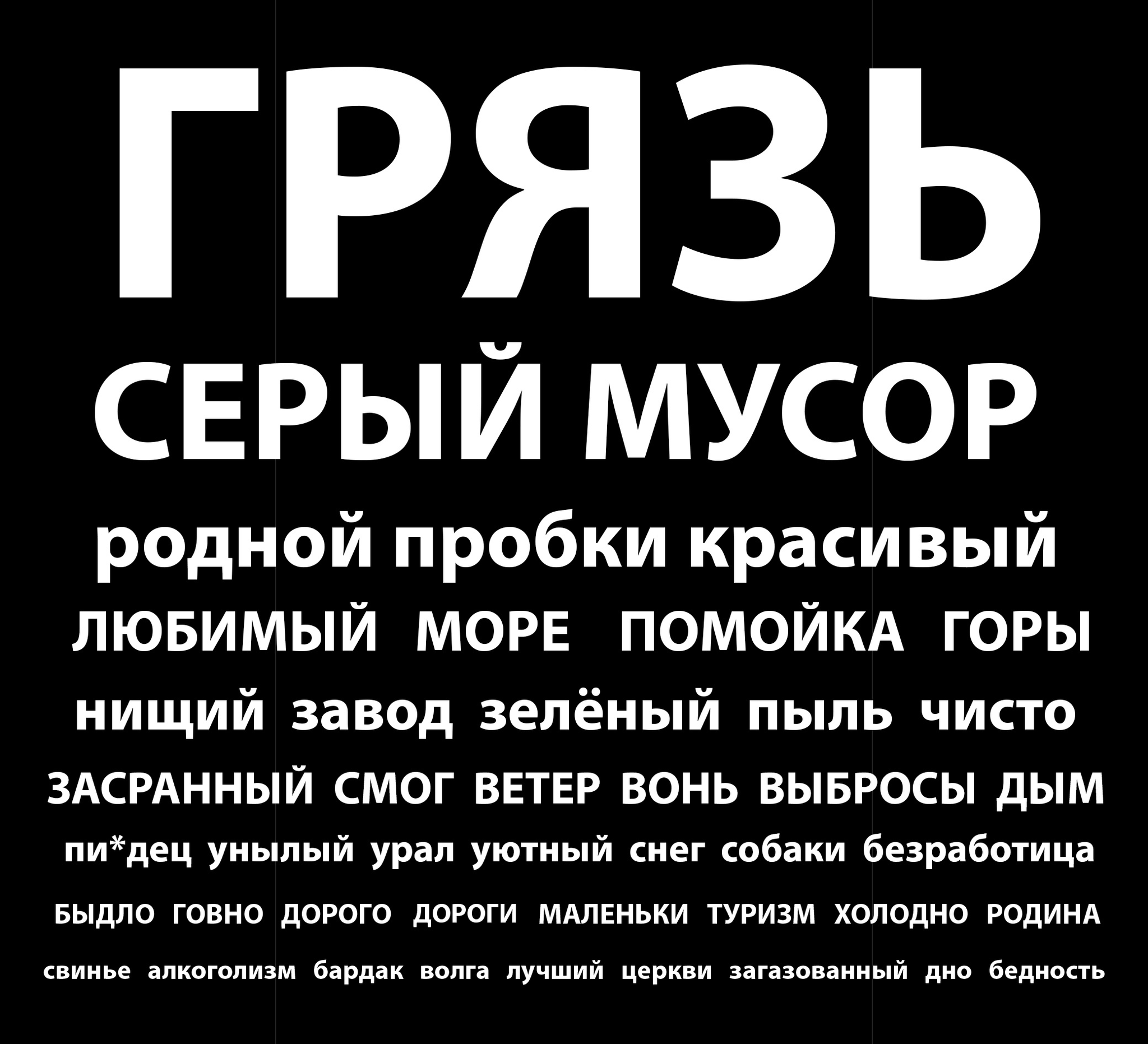 Ваш город тремя словами | Пикабу