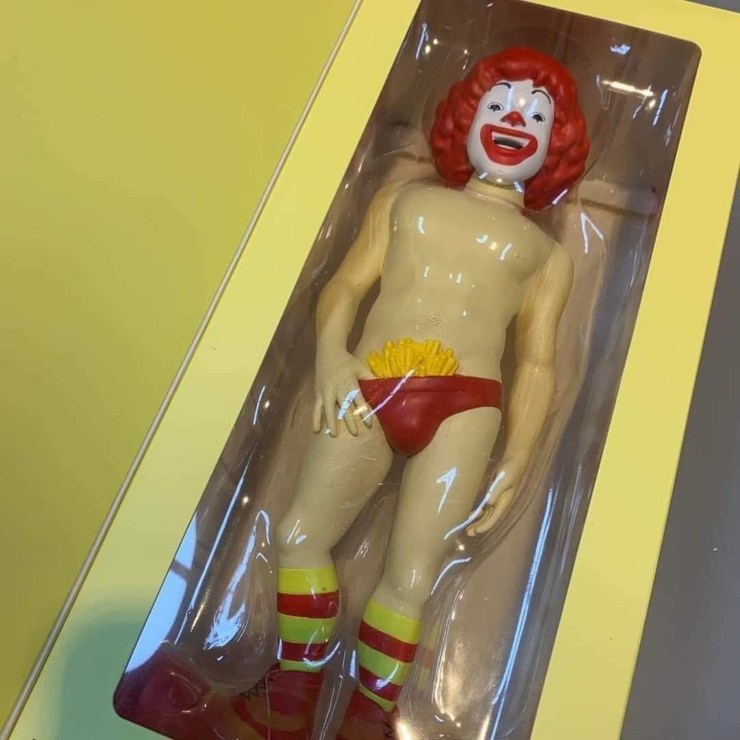 Ronald, is that you?! - Toys, Ronald McDonald, Clown, Nudity, French fries, Underpants