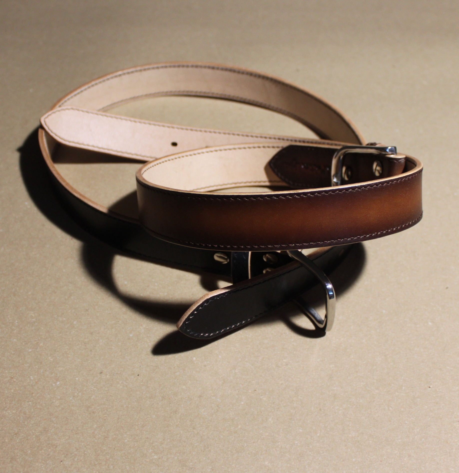 Handmade belts for buckle 35mm - My, Leather products, Handmade, Belt, Natural leather, Longpost