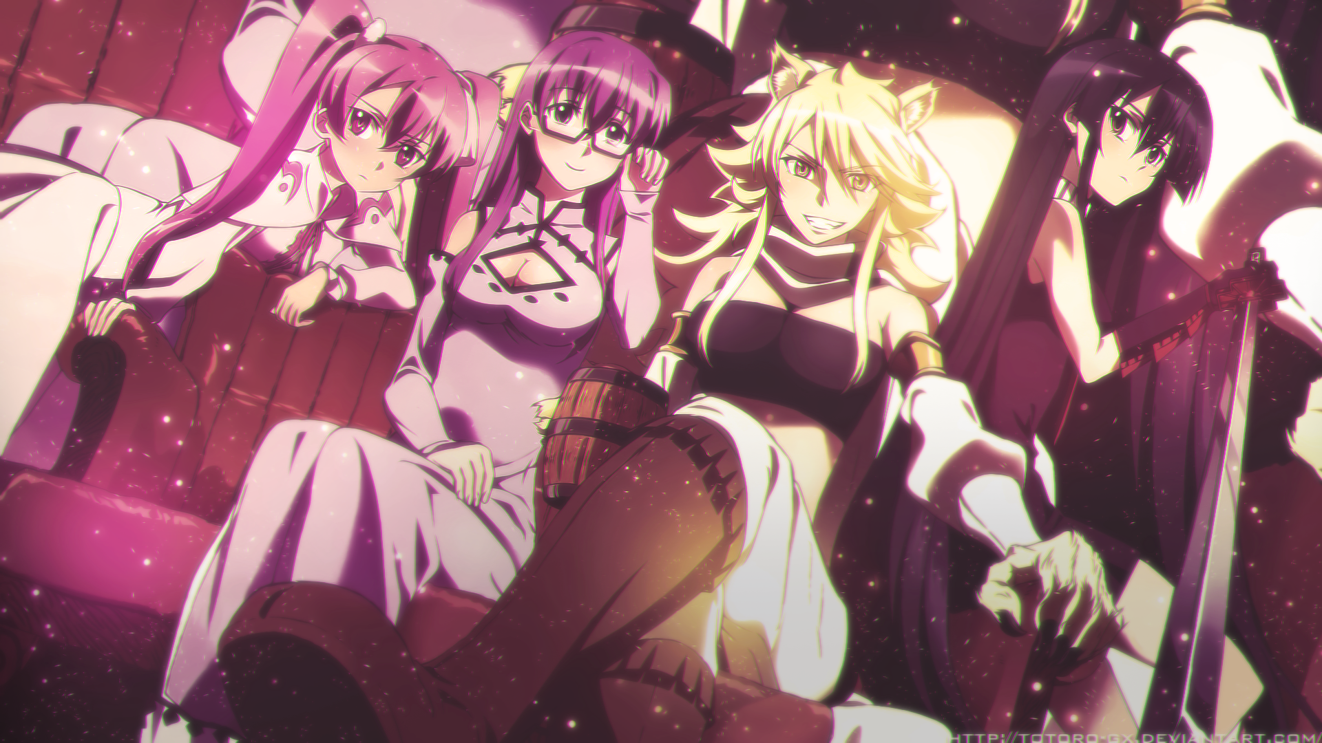 Photo for memory - Anime art, Anime, Mine, Sheele, Leona, Akame, Akame ga kill