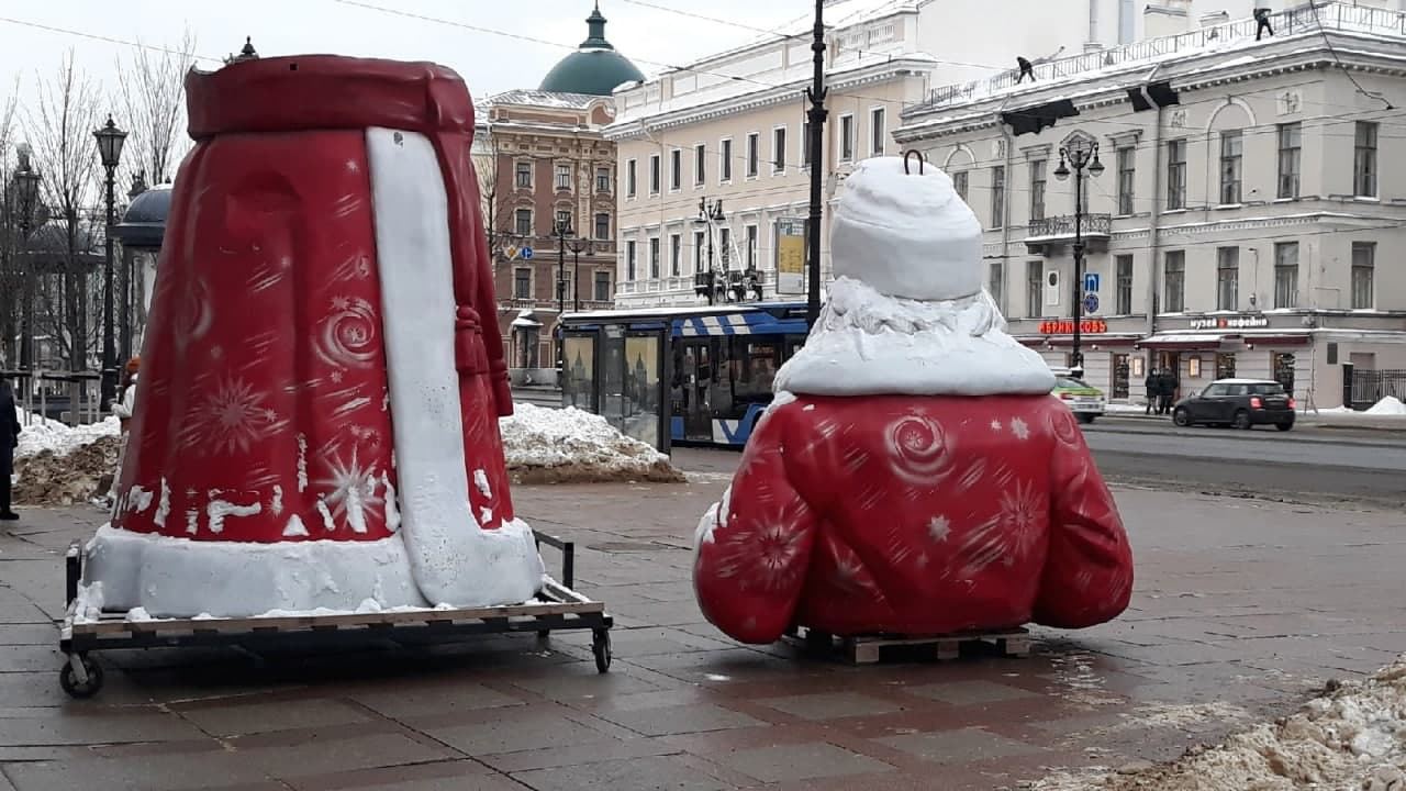 Дед Мороз по-питерски - Новый Год, Санкт-Петербург, Дед Мороз, Части тела, Расчленение