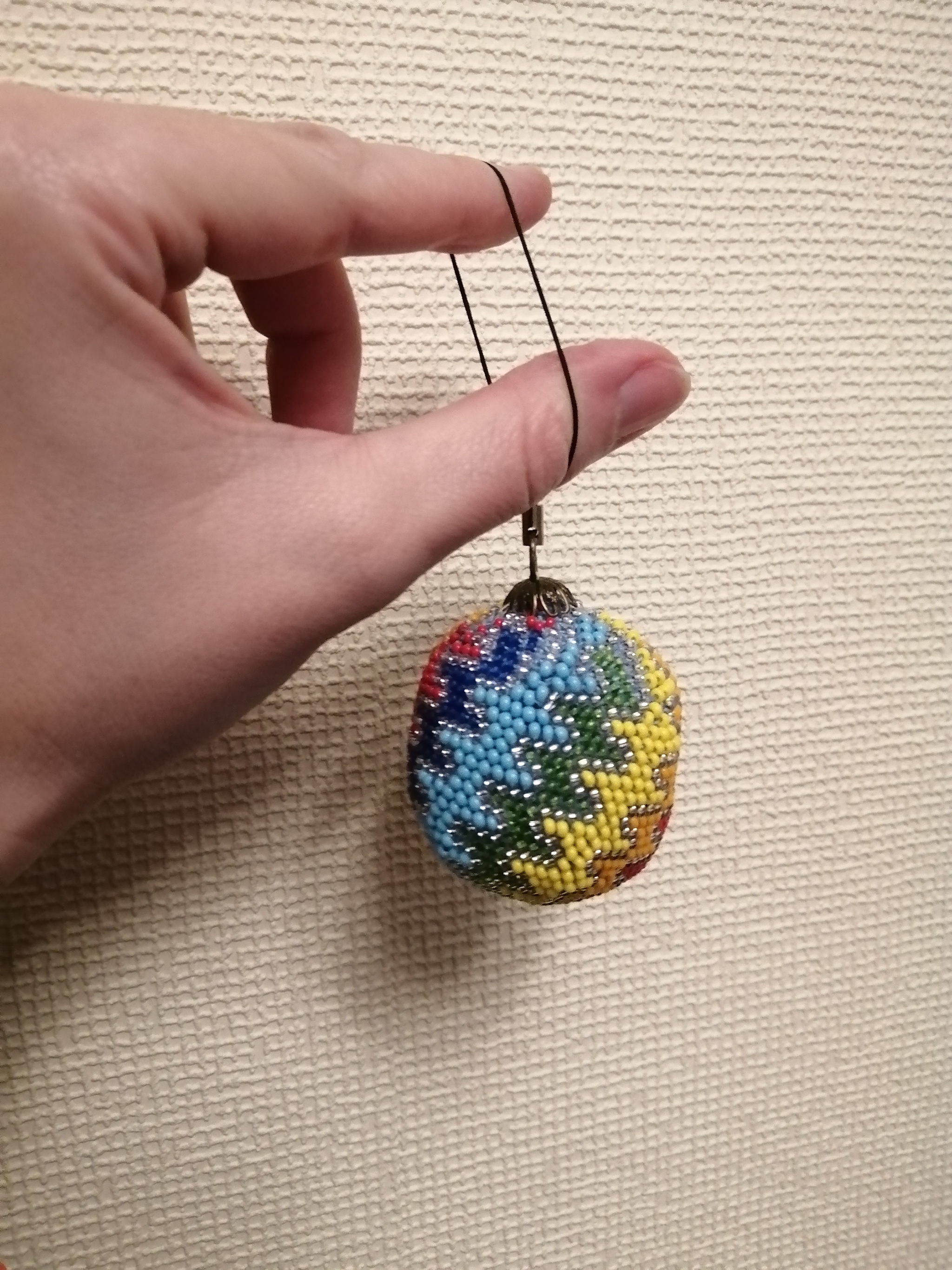 Anti-stress keychain - My, Keychain, Antistress, Toys, Anti-stress toy, Needlework, Handmade, With your own hands, Knitting, Crochet, Knitted toys, Beads, Beading, Christmas decorations, Longpost, Needlework without process