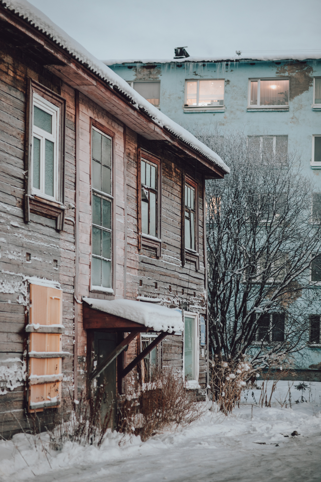 Cozy provincial despresnyak. Arctic edition - My, Provinces, Street photography, Canon, Longpost, Winter, Icicles