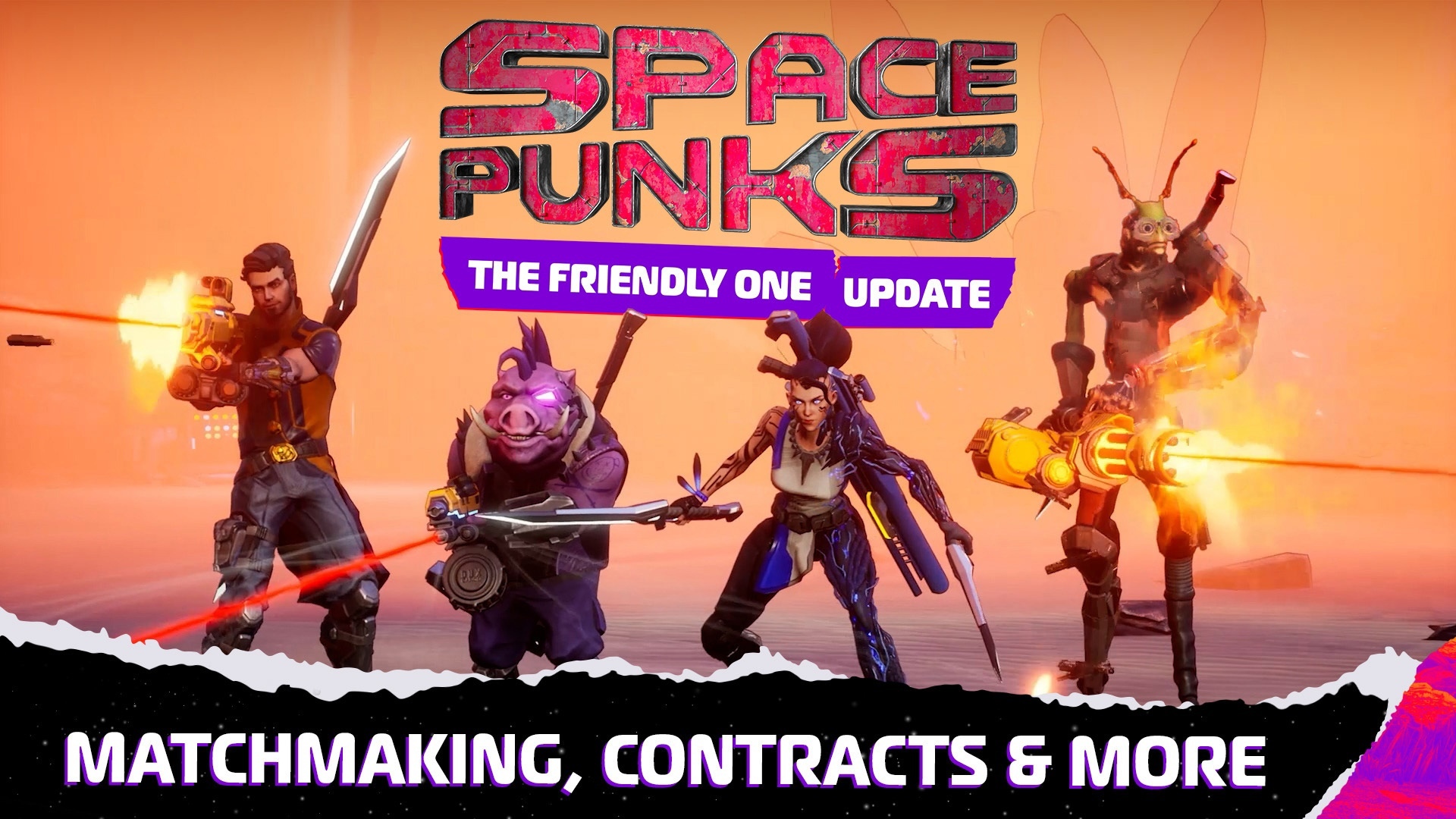 Space Punks received a new patch - The Friendly One - Patch, Update, New items