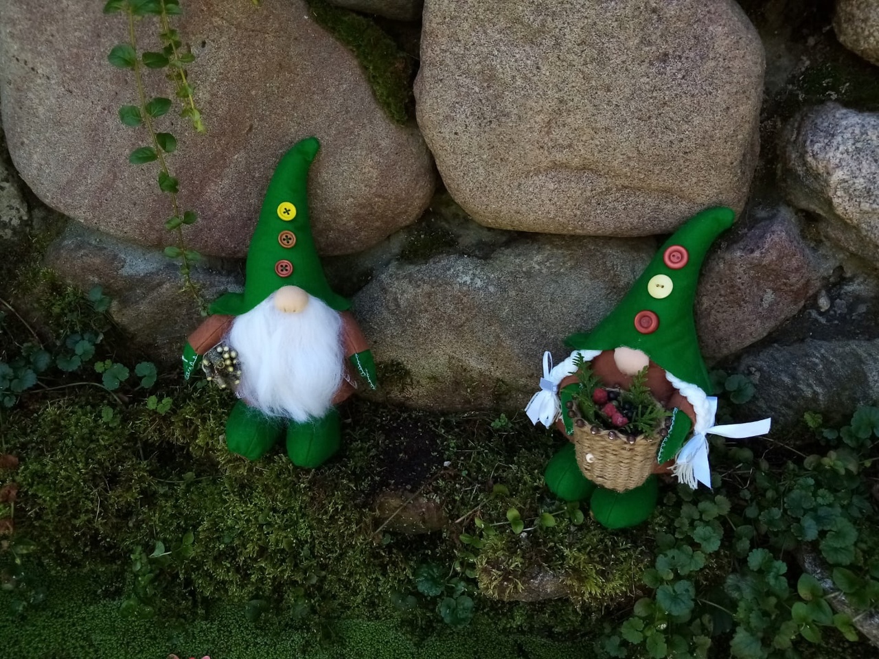 Scandinavian gnome - My, Sewing, Gnomes, Handmade, New Year, Longpost